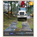 heavy equipment mat ground traction mats/ hdpe crawler road mats/crane floor mat